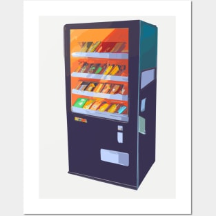 Modern Snack Machine Posters and Art